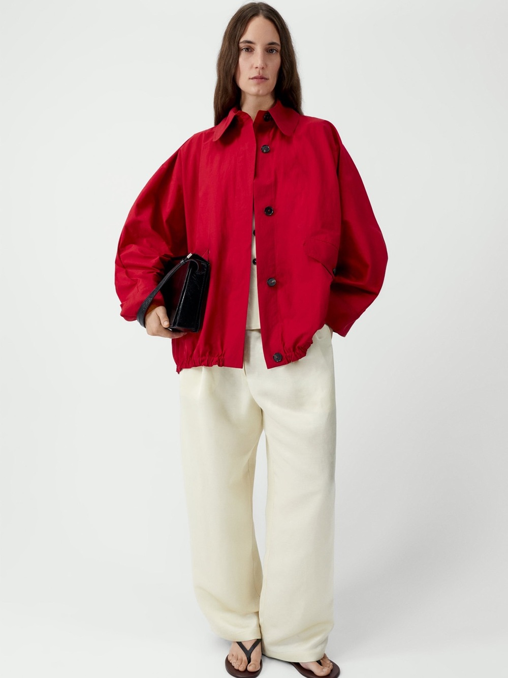 NWT - cordera batwing jacket - red OS